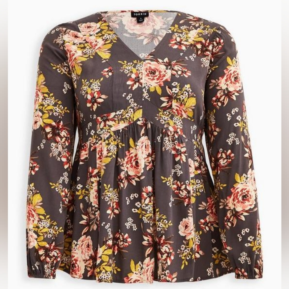 TORRID babydoll top